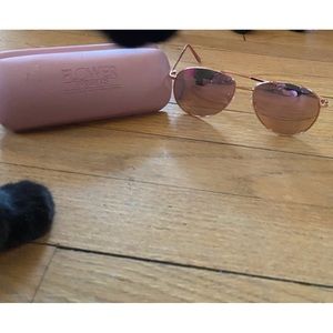 Drew Barrymore “Flower” brand Sunglasses with case thrown in.
